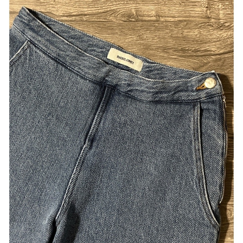 Rachel Comey Adun High Rise Wide Leg Trouser Style Denim Pants SZ 0 (28x30)